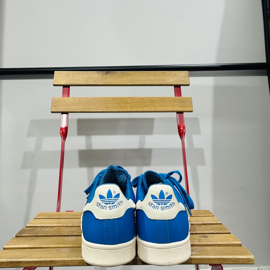 285) 아디다스 운동화 남성 남자 신블 스탠스미스 블루 상품이미지4