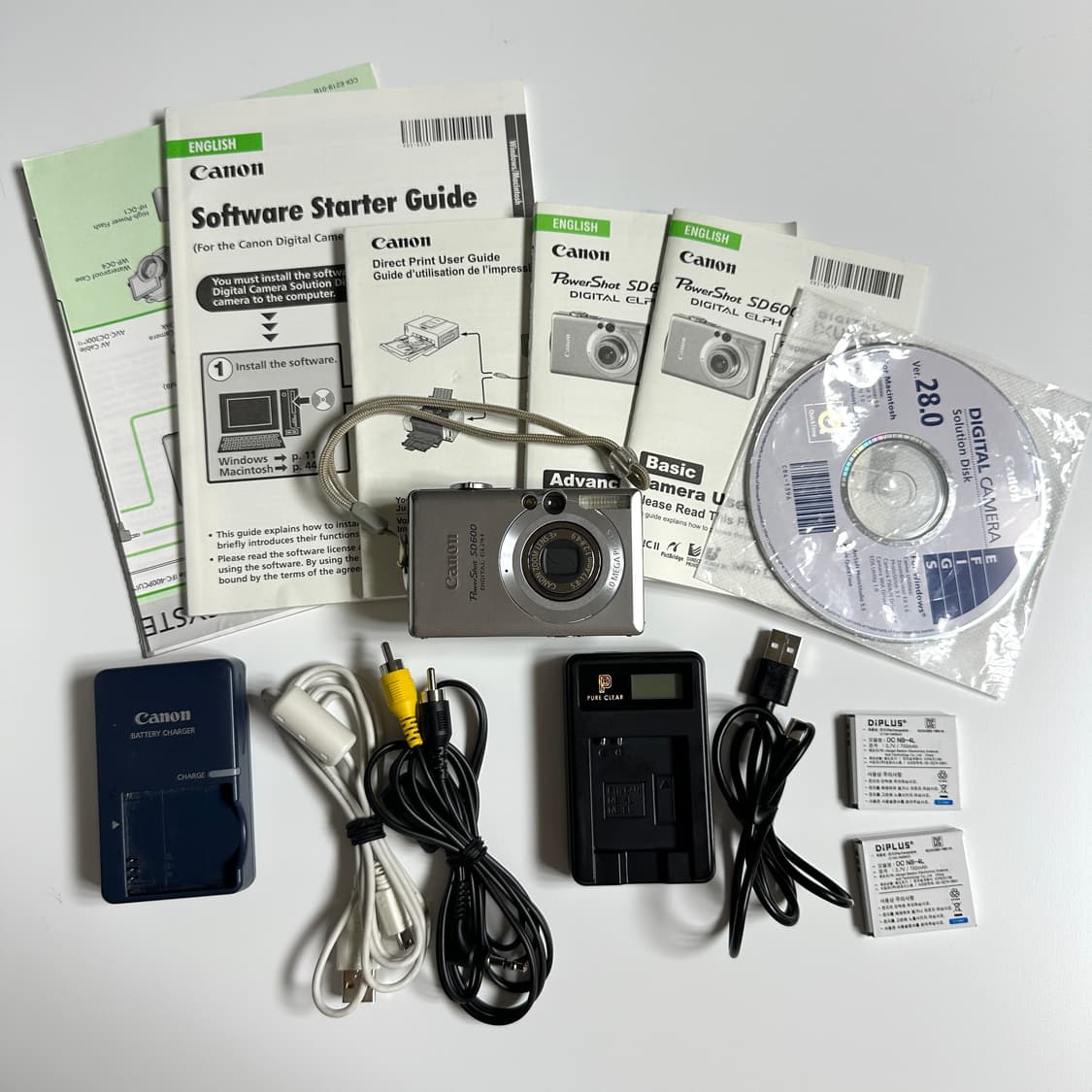 풀세트) 캐논 익서스 IXUS 60 파워샷 PowerShot SD 600 상품이미지1