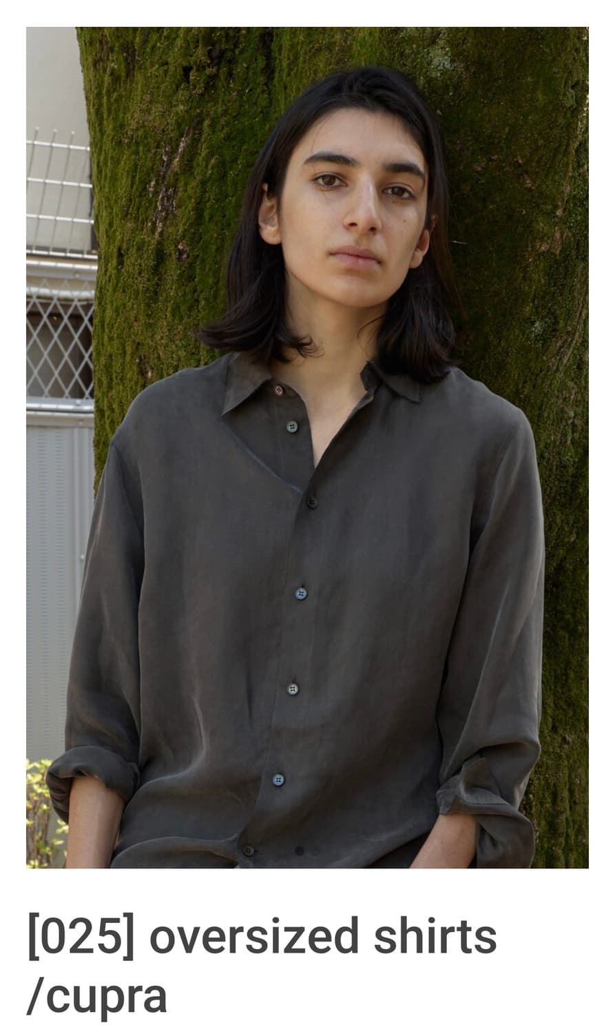 [2] mudule oversized shirts / cupra (블랙) 상품이미지1