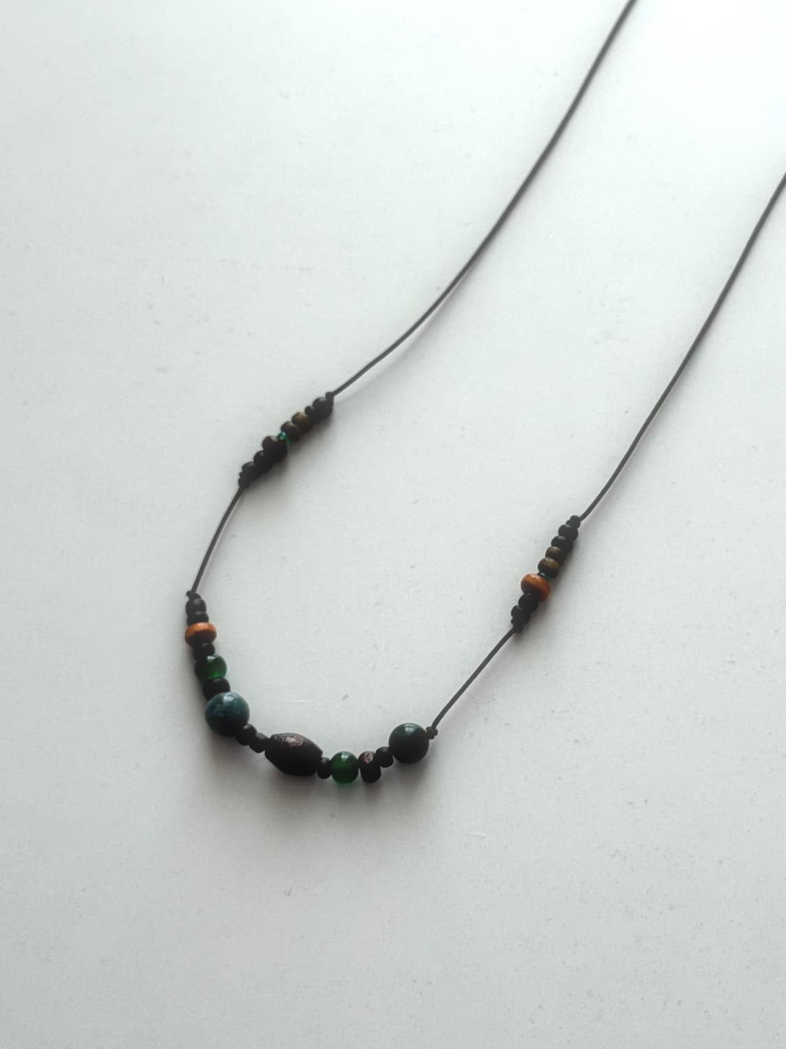 핸드메이드 매듭목걸이 비즈목걸이 상품이미지1