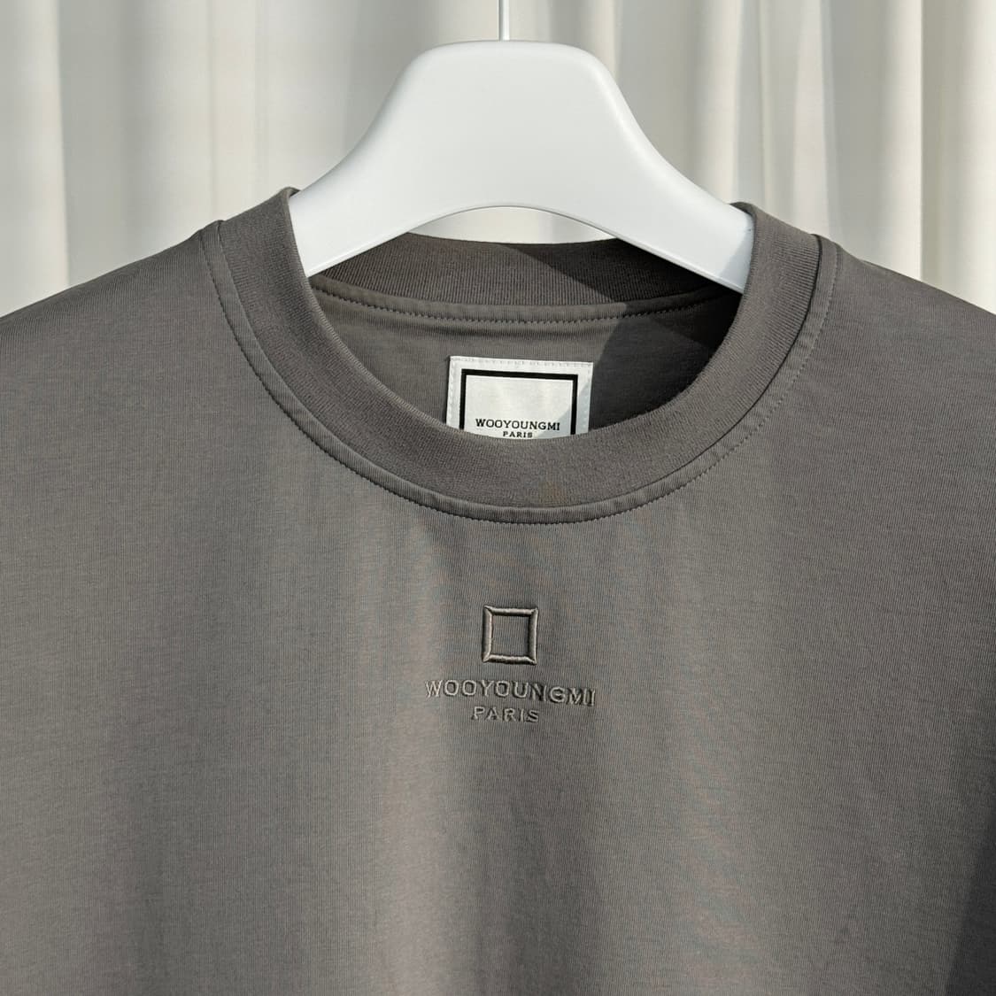 (52) 25SS 우영미 오버핏 그레이 피그먼트 티셔츠 상품이미지3