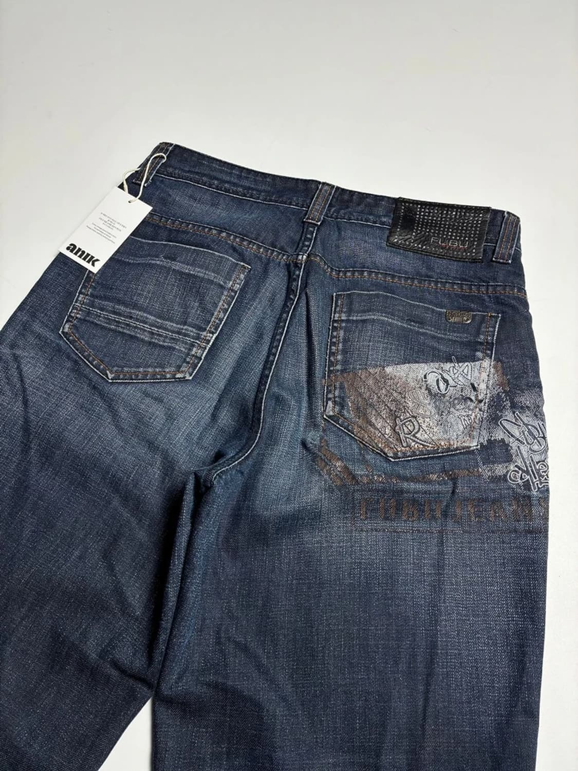 푸부 FUBU Y2K 올드스쿨 빈티지 데님 팬츠 R1226 상품이미지6