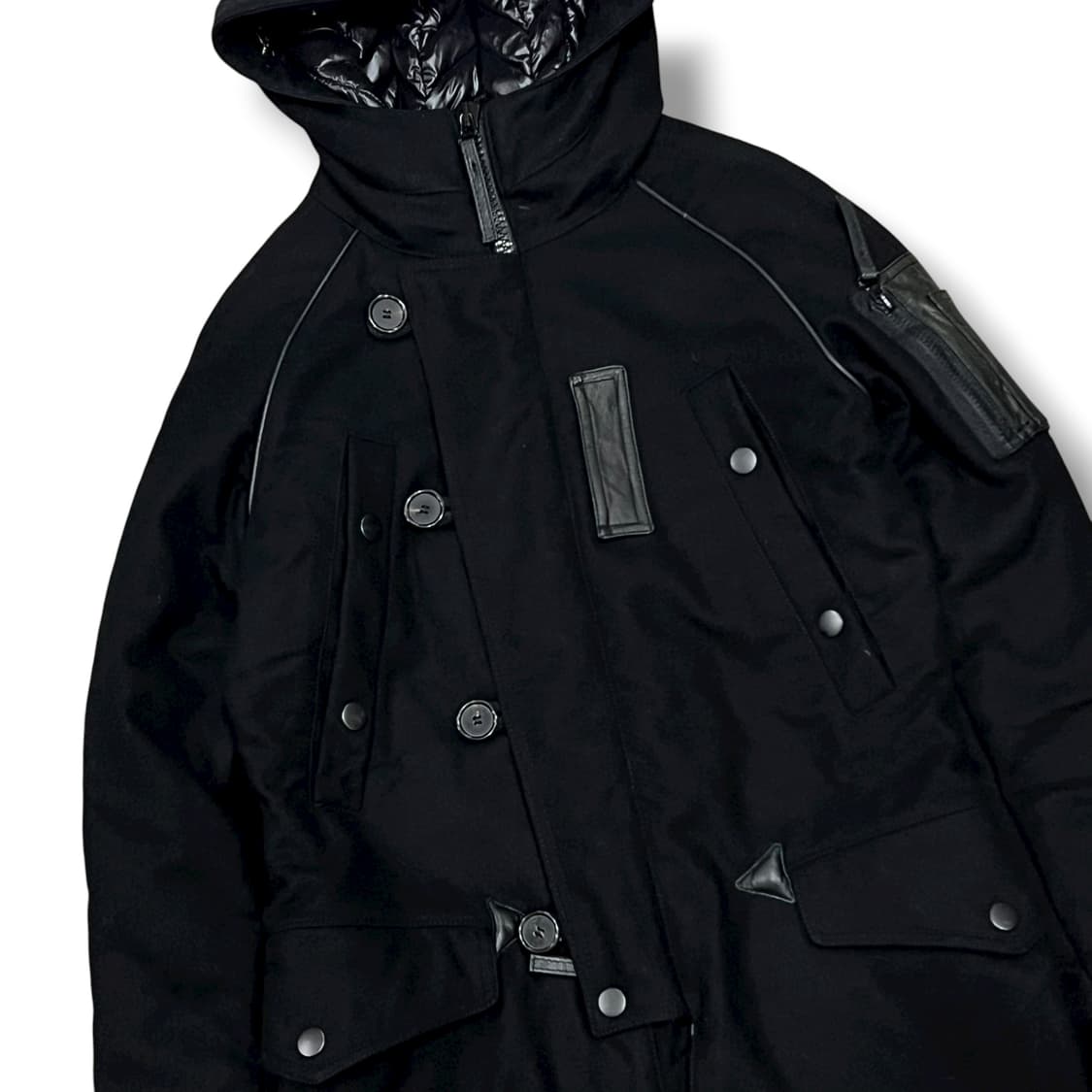 듀베티카 레더패치 다운코트 s08566 상품이미지4