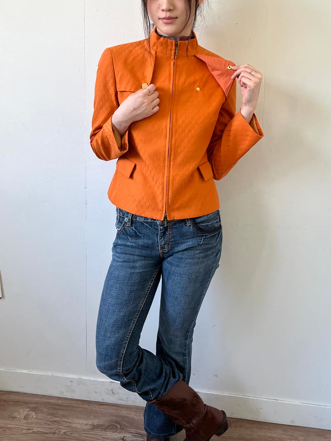 00‘s VALENTINO 자카드 자켓 상품이미지5