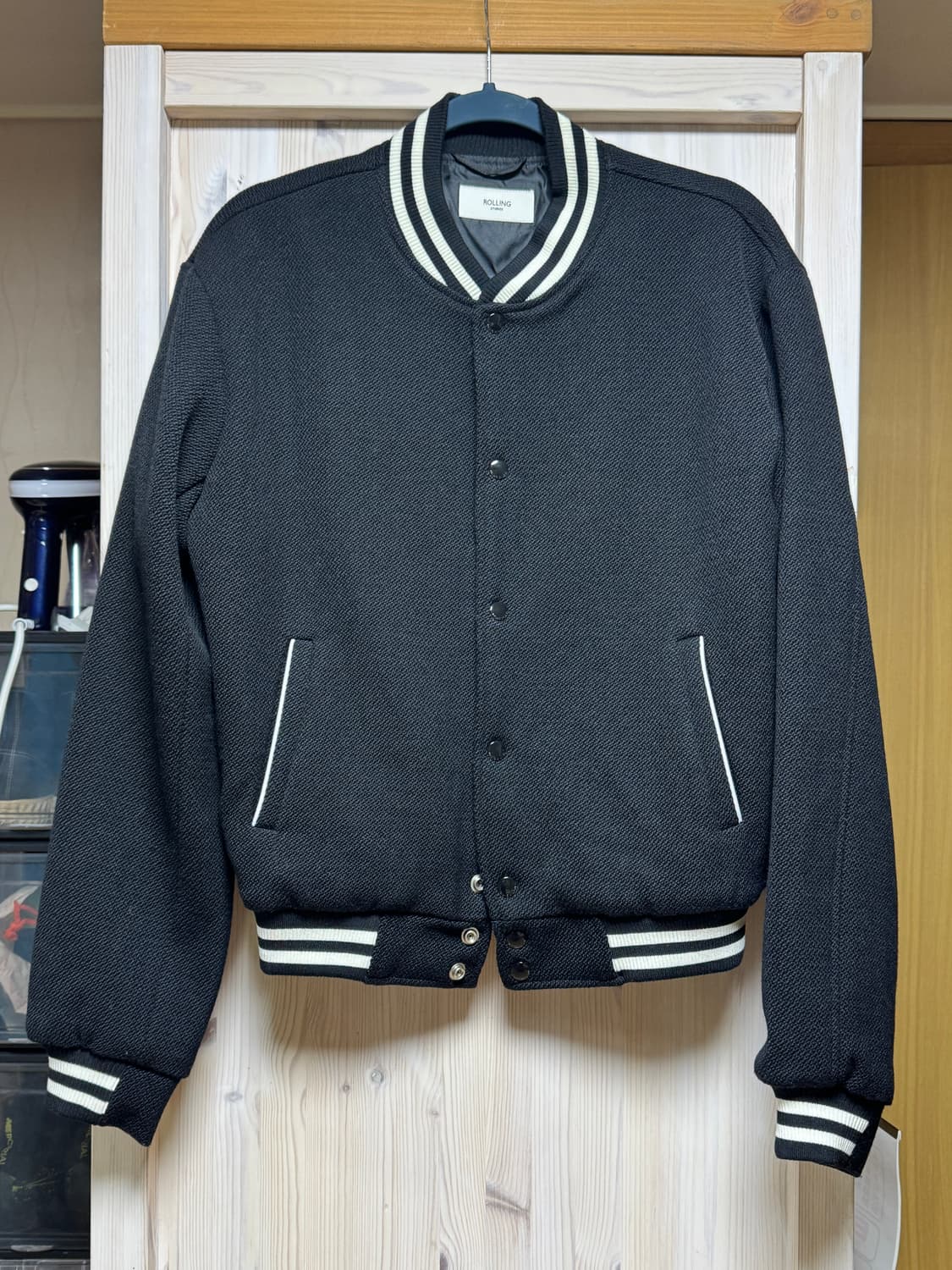 롤링스튜디오 울 바시티 자켓 상품이미지1