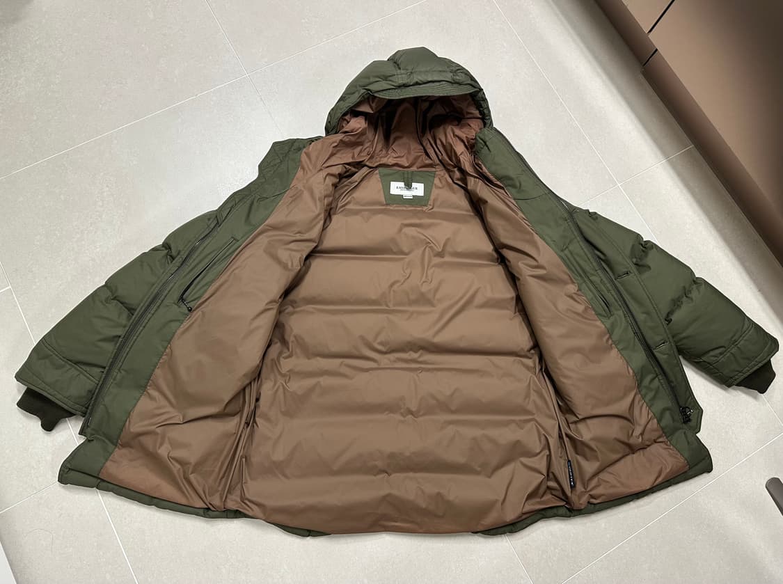 이스트로그 유틸리티 구스다운 파카 올리브 M 상품이미지7