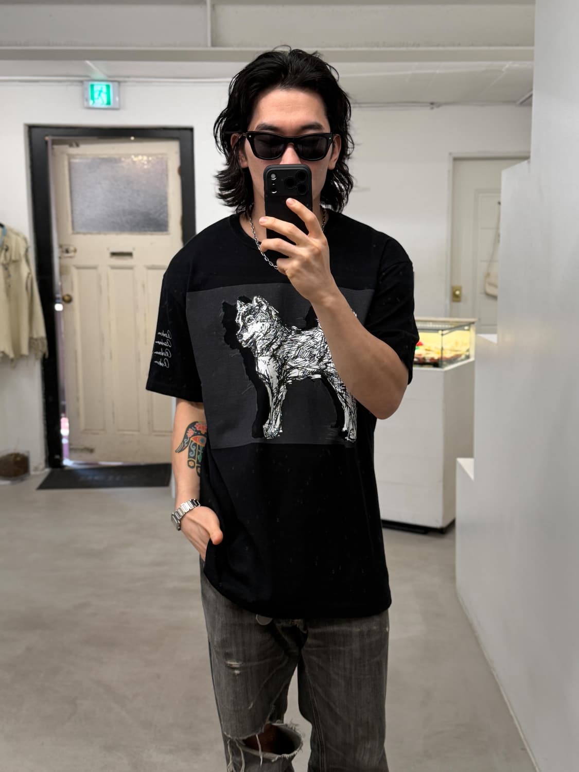 요지 야마모토 +NOIR 티셔츠 상품이미지6