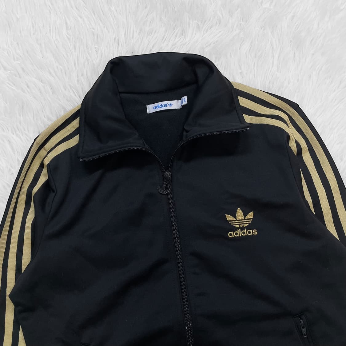 아디다스 파이어버드 트랙탑 져지 블랙 골드 상품이미지3