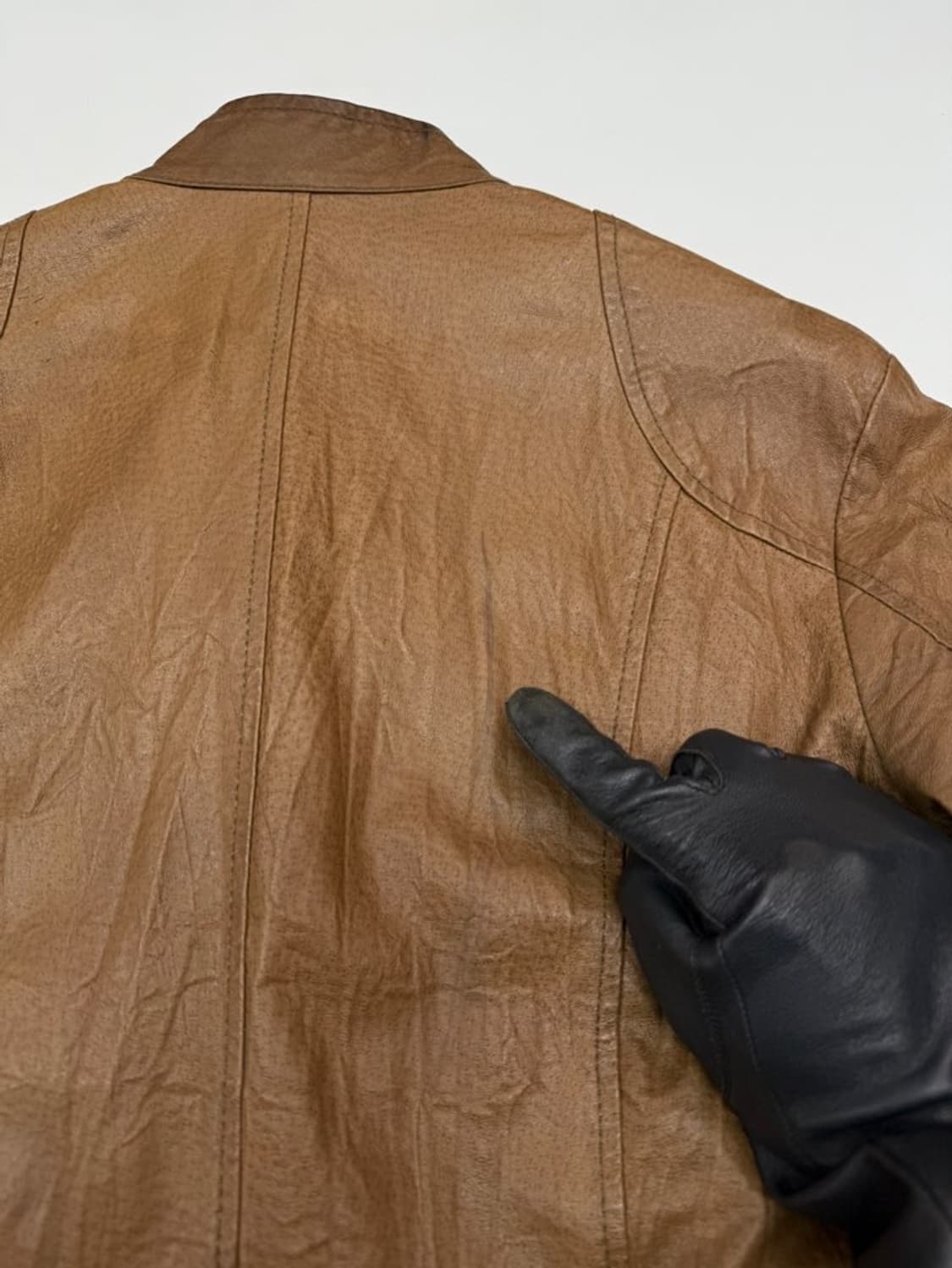 VTG PIG SKIN LEATHER JACKET 상품이미지8