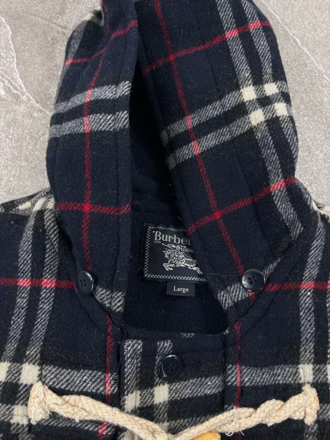 - Burberry Signature Check Duffle Coat   상품이미지3