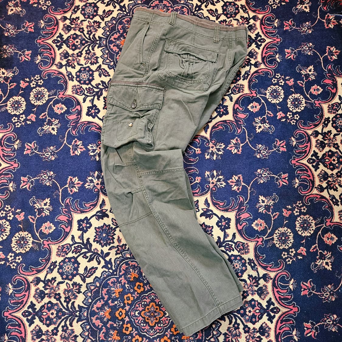 밀리터리 빈티지 무드 워크웨어 카고 팬츠 38size 상품이미지1