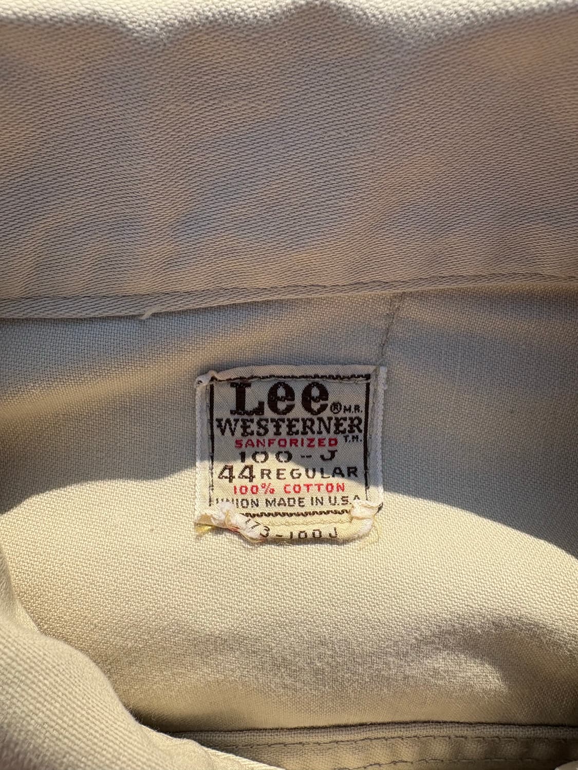 60s Lee 100J 웨스터너 상품이미지3