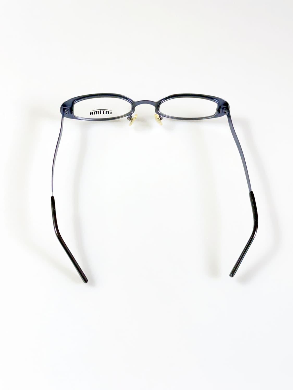 INTIMA 블루 메탈릭 스퀘어 빈티지 안경 상품이미지5