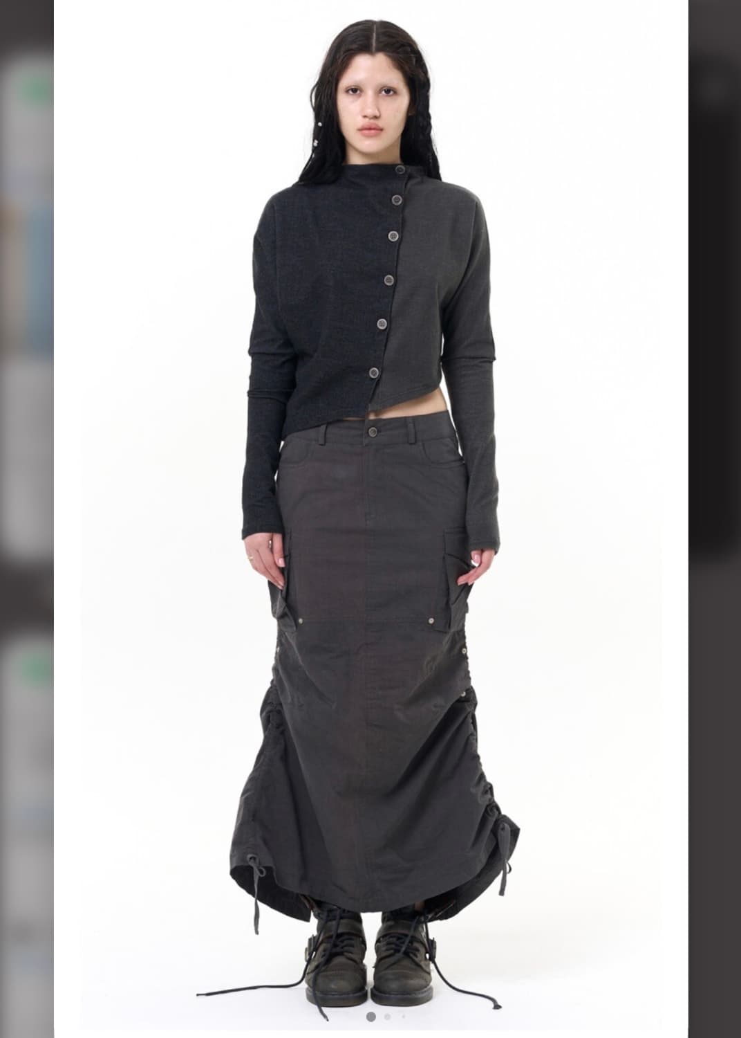 텐스댄스(파히섬) Mermaid cargo maxi skirt 상품이미지1