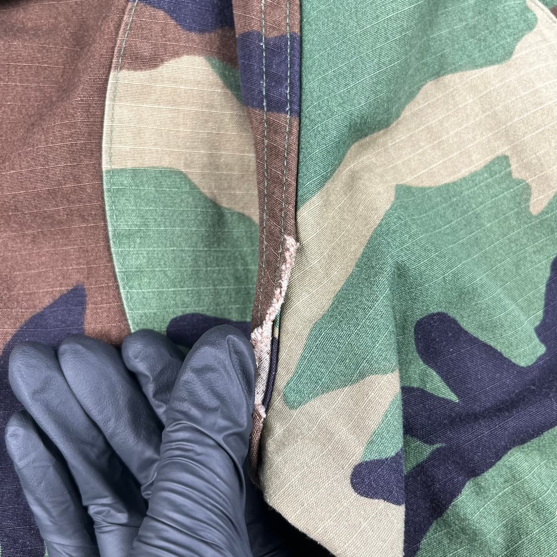 빈티지 Us army 립스탑 엑스트라 컷오프 카모 쇼츠 상품이미지8