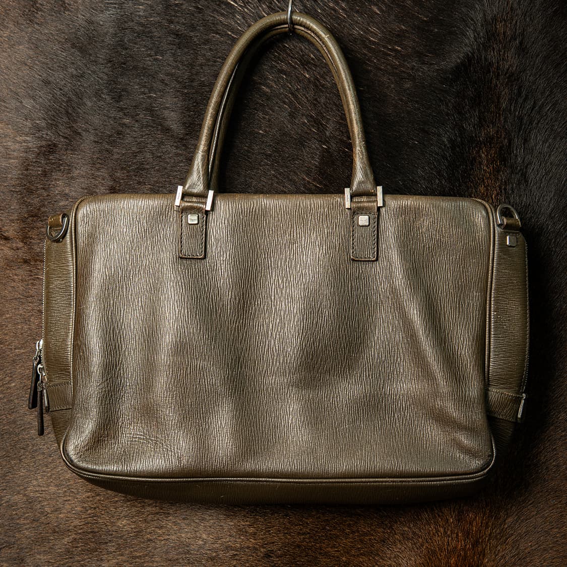 살바토레 페라가모 이태리 메이드 카프스킨 리바이벌 브리프케이스  상품이미지5
