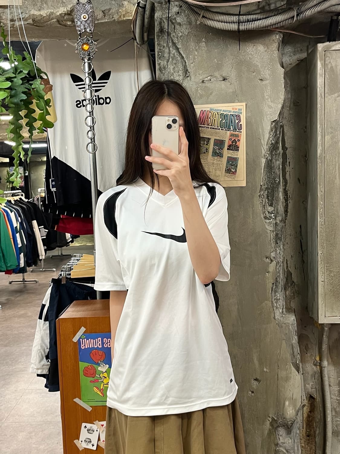 나이키 풋볼 DRI-FIT 기능성 반팔티 화이트 M #csz462 상품이미지2
