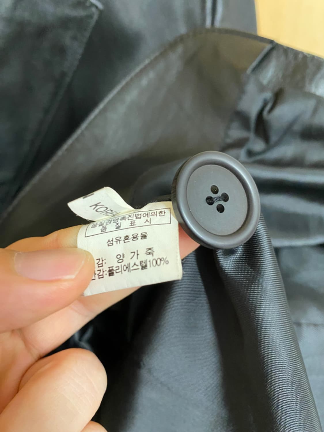 VTG leather blazer jacket 레더 블레이더 자켓 상품이미지8