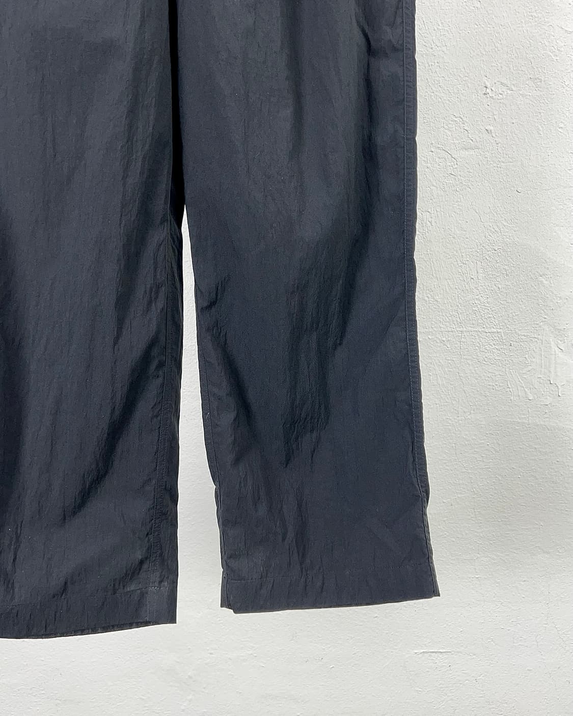 y3 블랙 나일론 립스탑 유틸리티 백 포켓 팬츠 상품이미지5