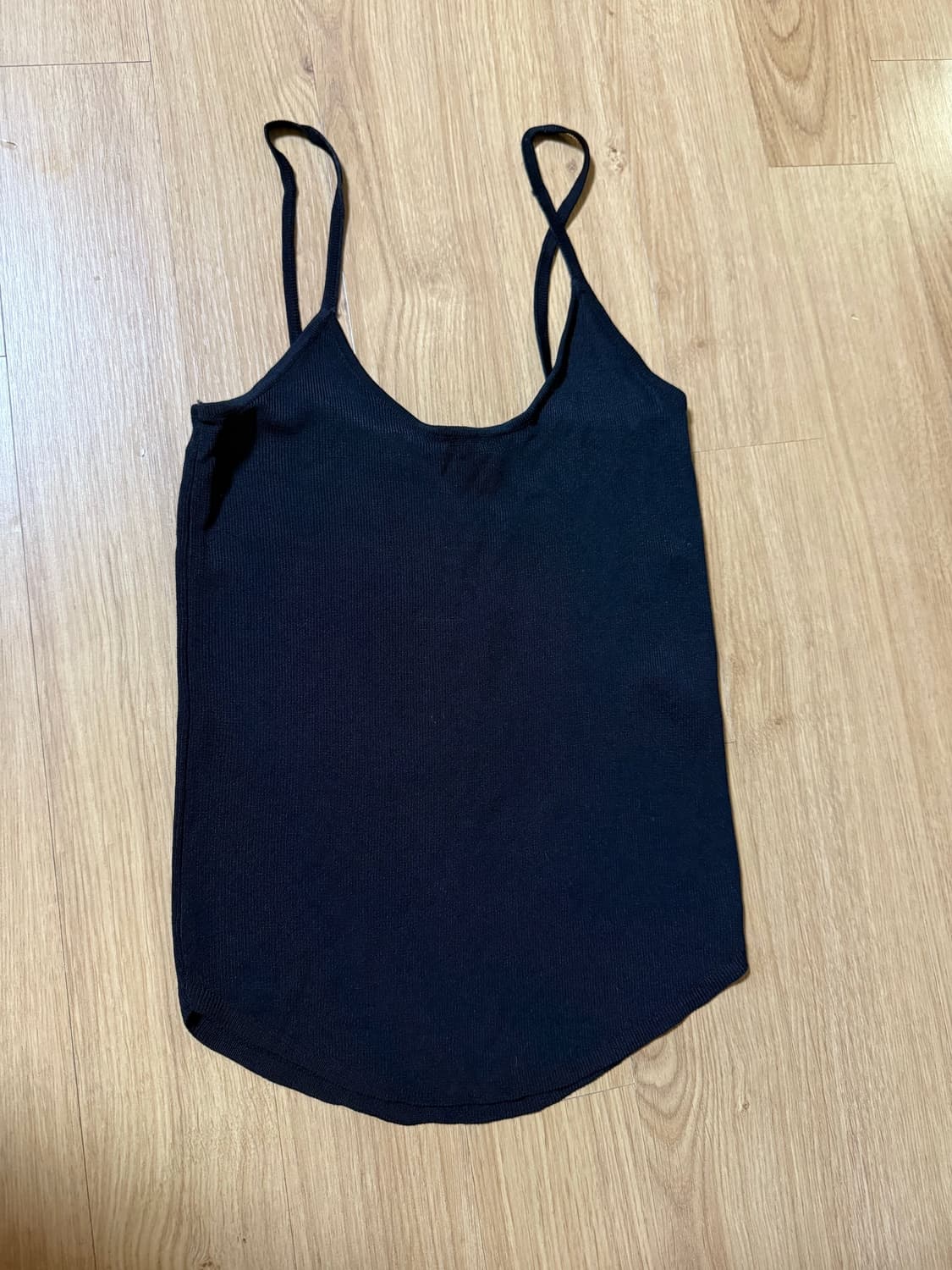 ZARA 자라 블랙 니트 나시 S 상품이미지1