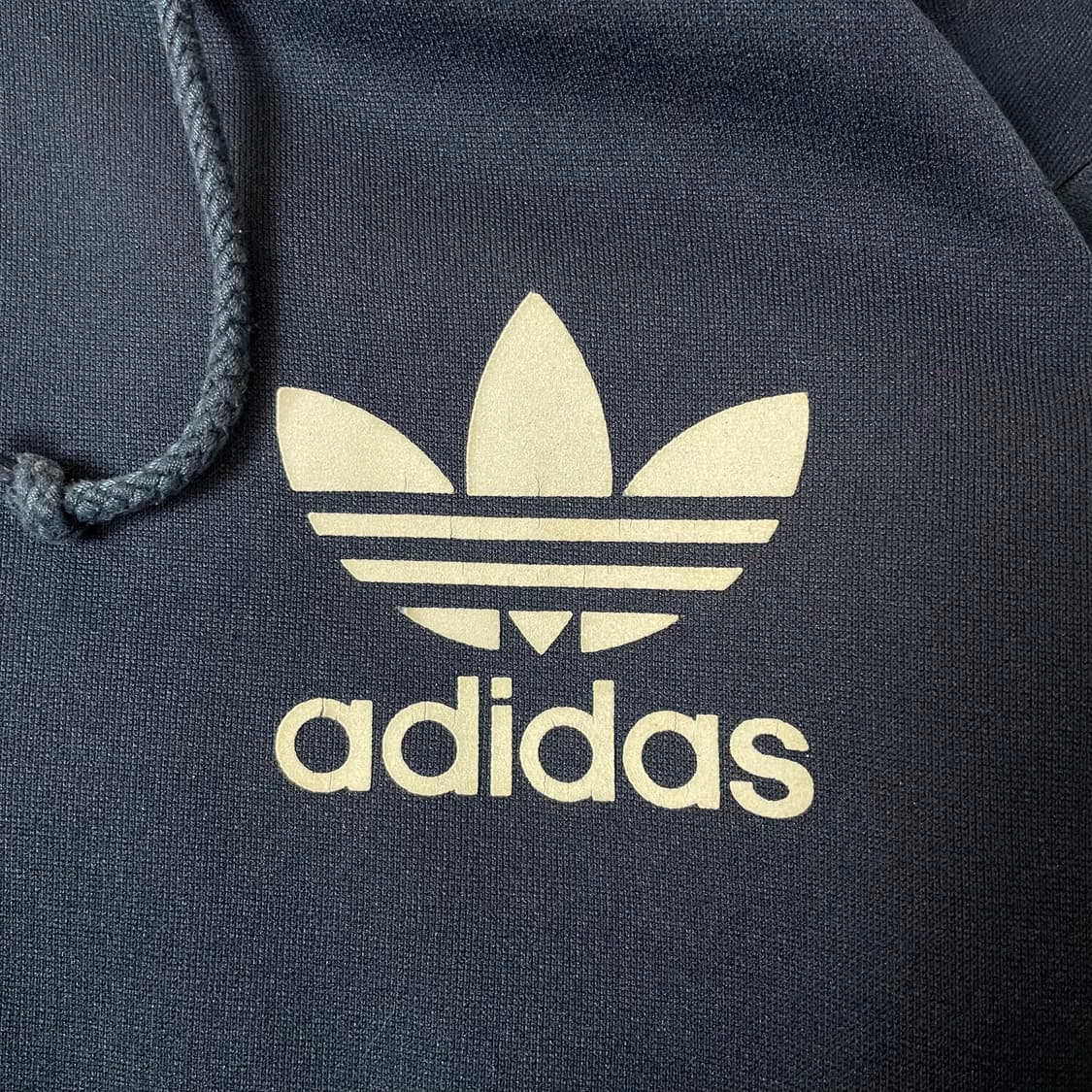 아디다스 네이비 구형 파이어버드 후드 트랙탑 져지 100 상품이미지4