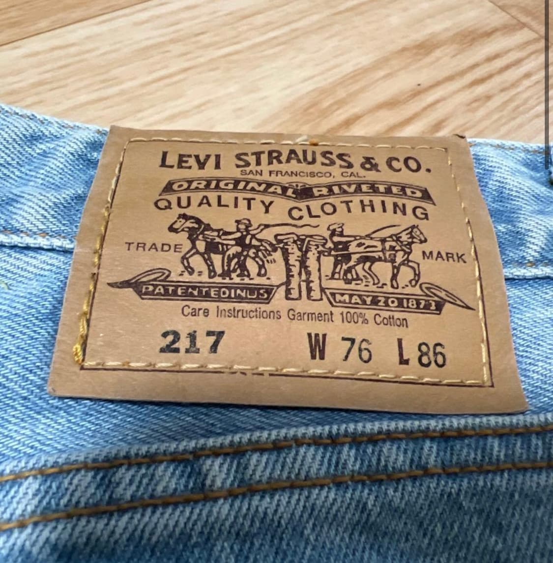 90s 리바이스 217 오렌지탭 상품이미지4