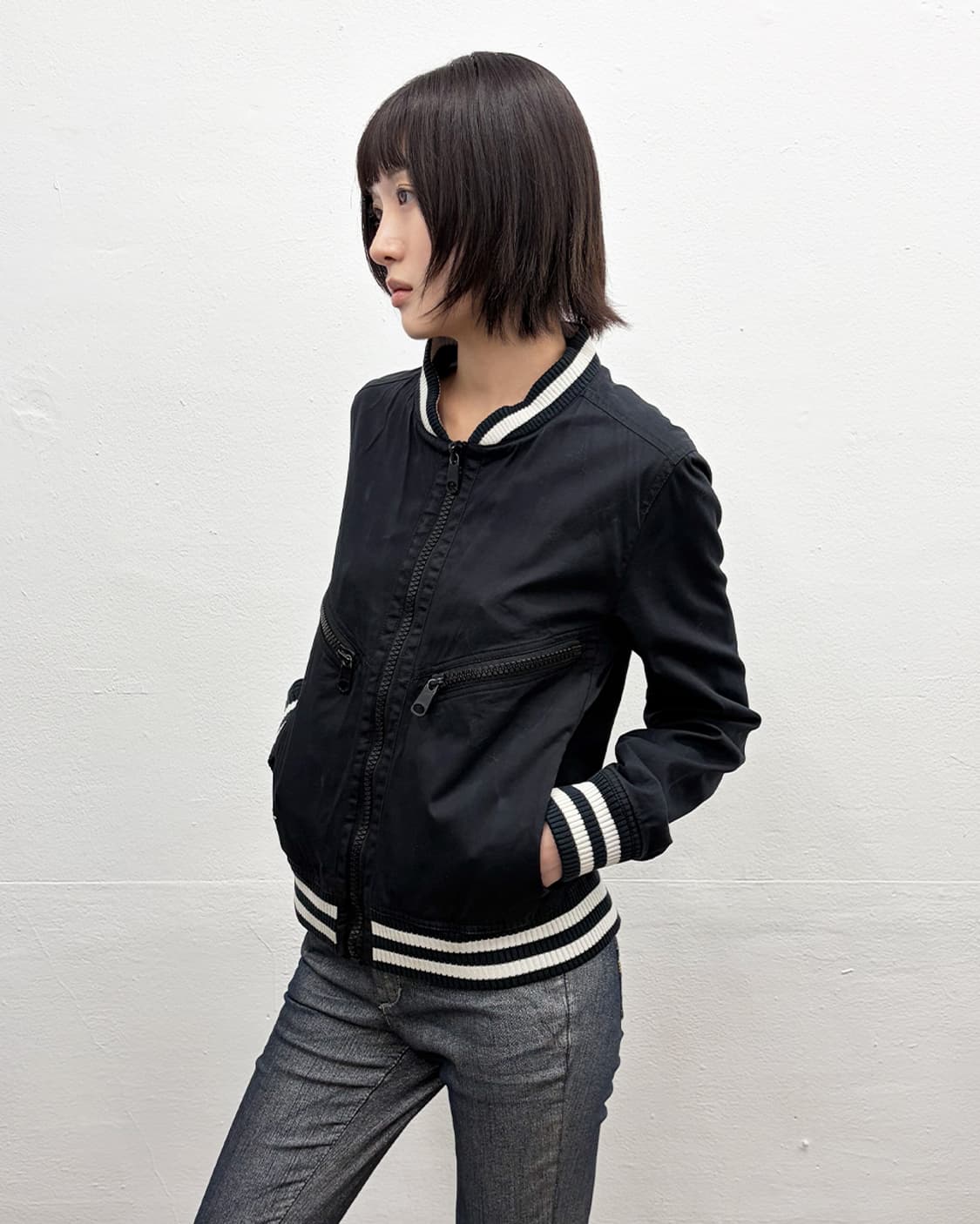 디올 옴므 2009S/S 스트라이프 립 블루종 상품이미지3