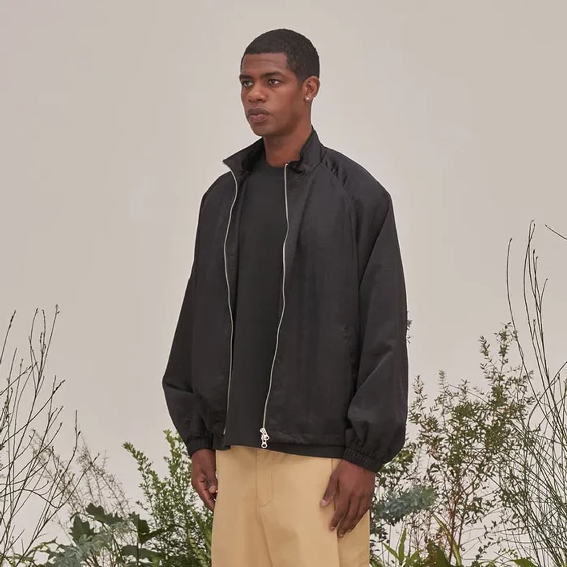 23SS WMC 나일론 플라워 블루종 상품이미지2