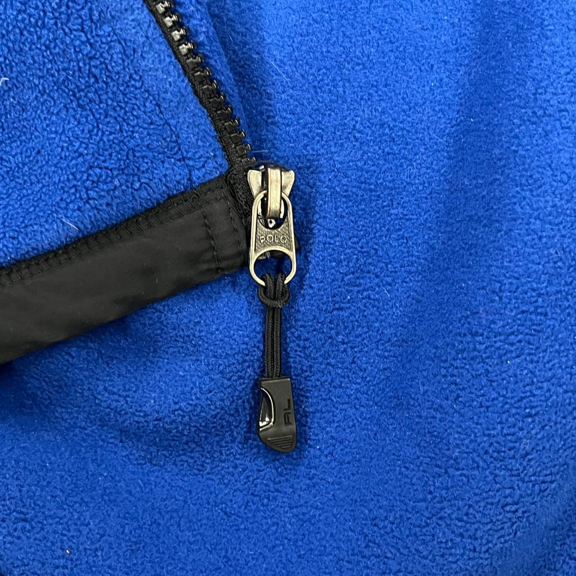 [정품/M] 폴로 랄프로렌 블루 블랙 플리스 자켓 b10 상품이미지7