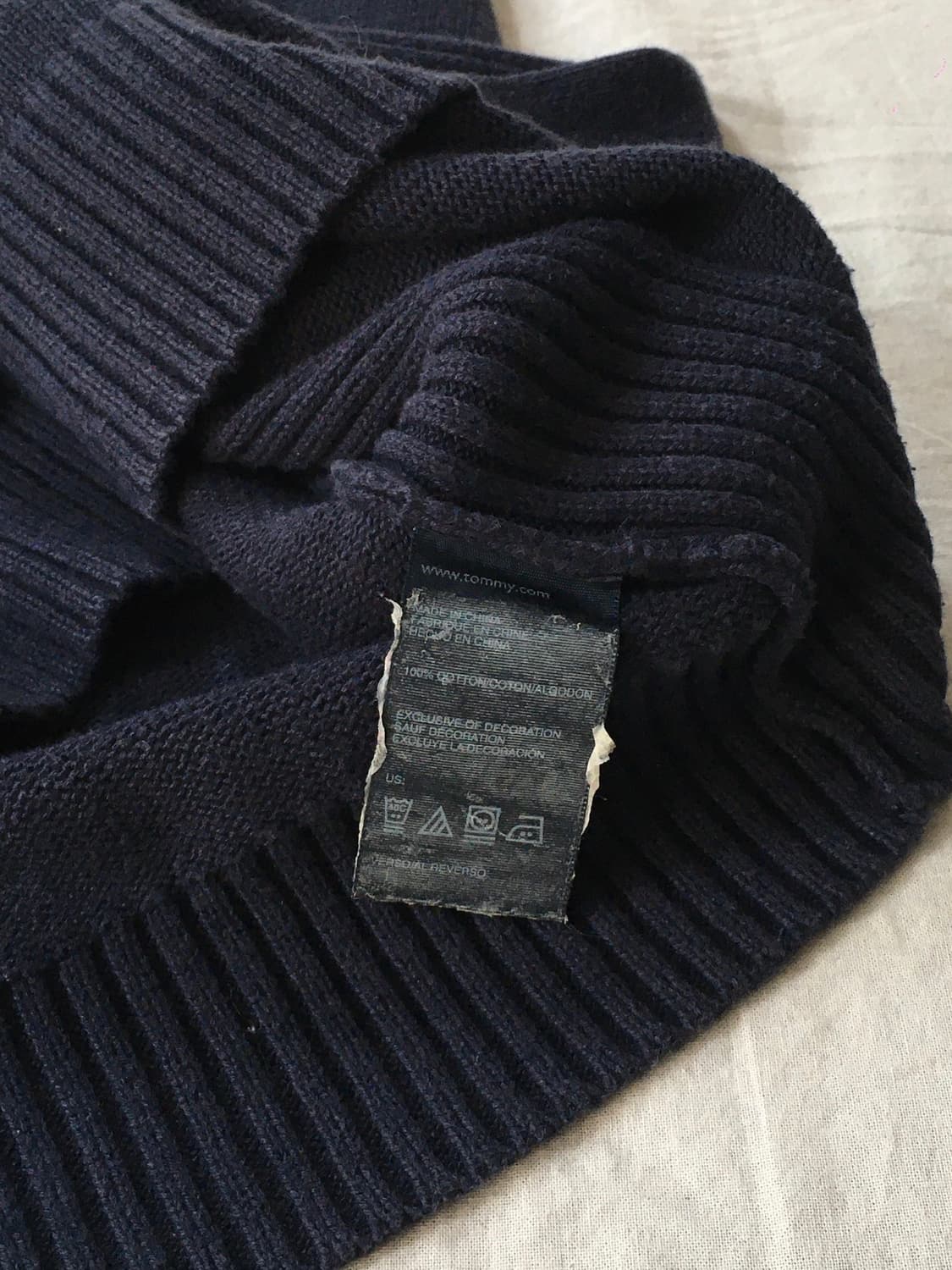타미힐피거 반집업 니트 상품이미지5