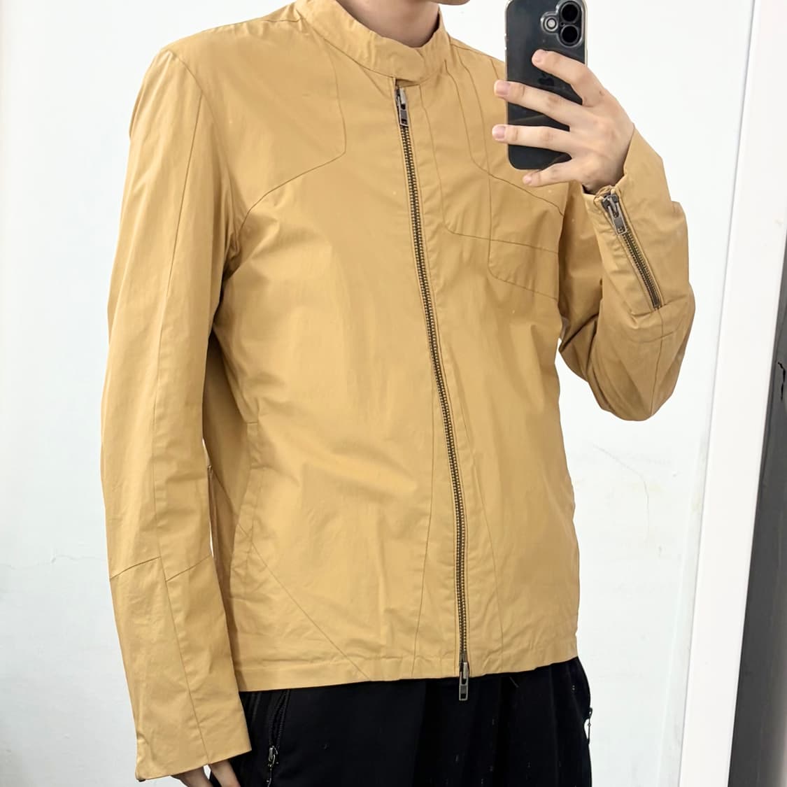 디젤 블랙골드 코튼 바이커 자켓 상품이미지2