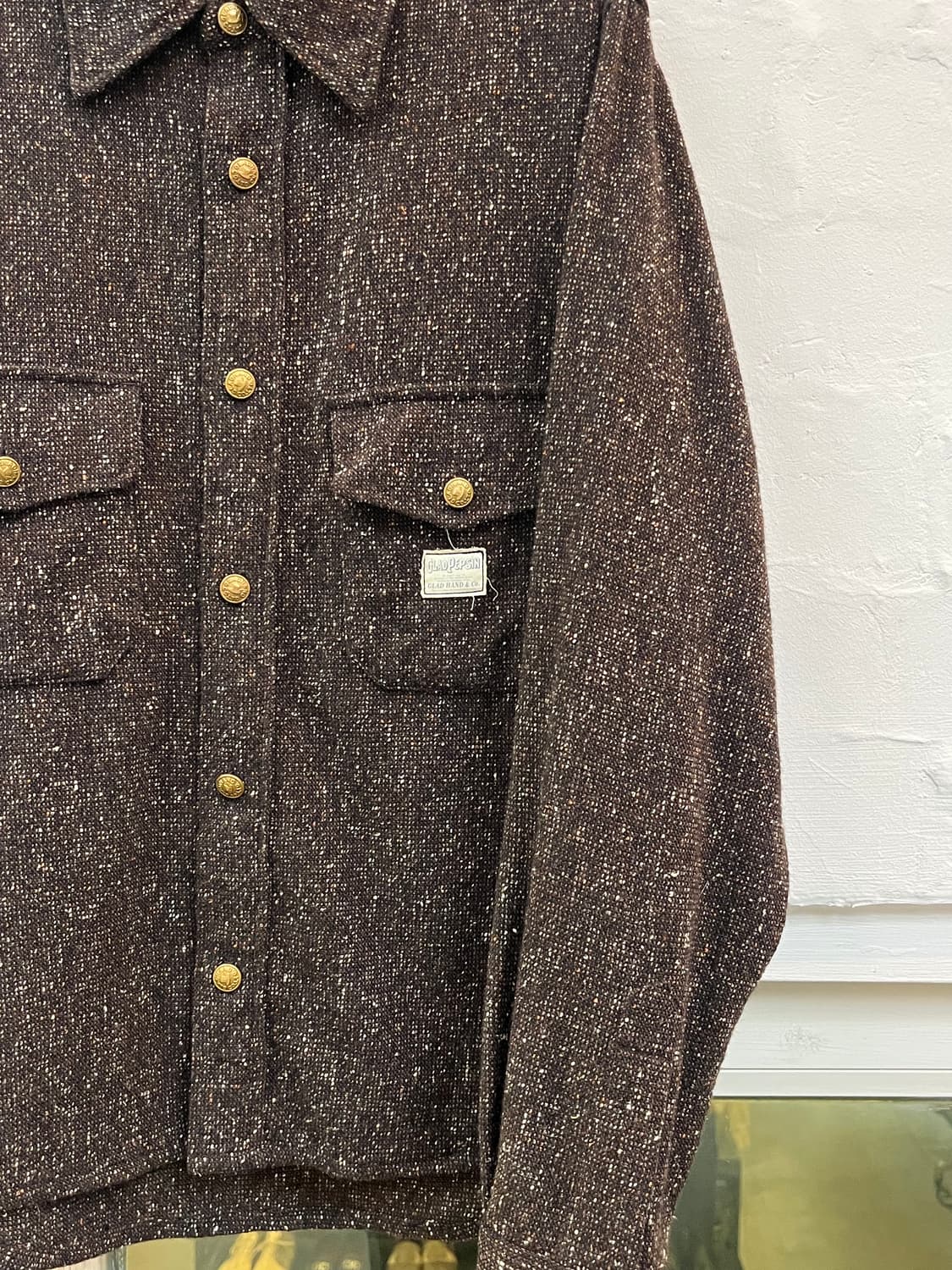 Glad Hand 트위드 글래드 펩신 셔츠 M 상품이미지3