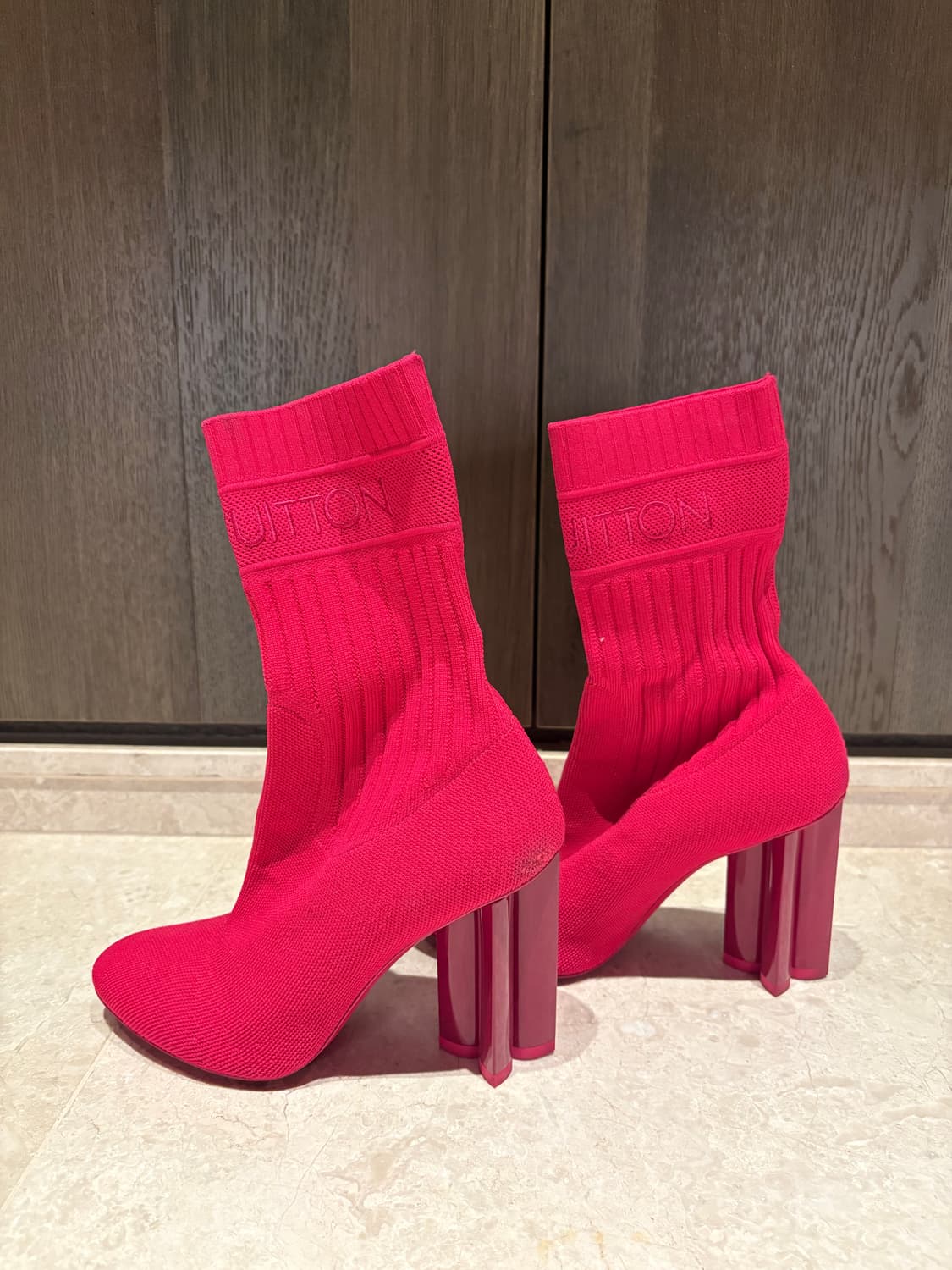 루이비통 LV 삭스 앵클 부츠 핫핑크 37 상품이미지5
