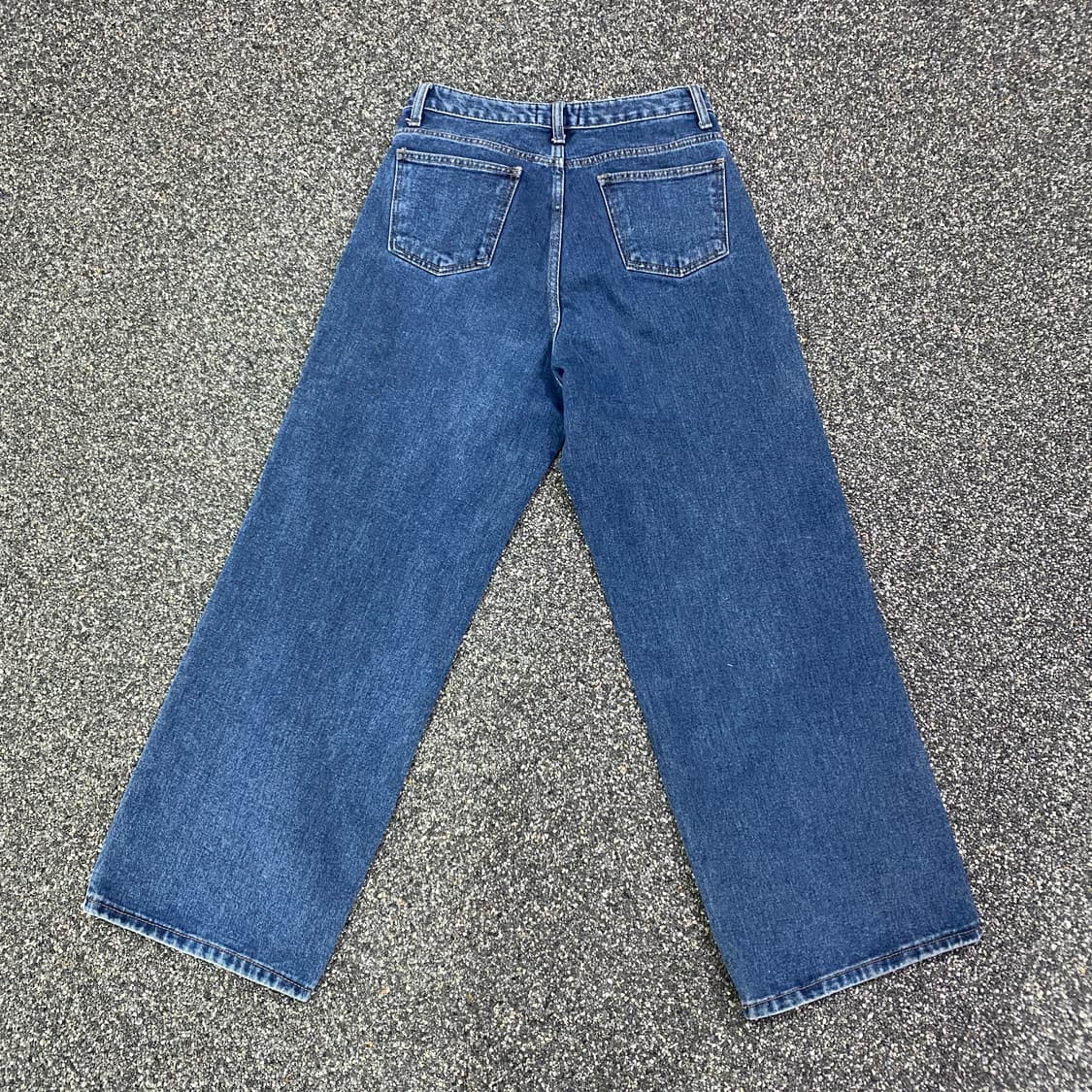 블랙업 캐주얼 와이드 데님 팬츠 B3607 상품이미지5