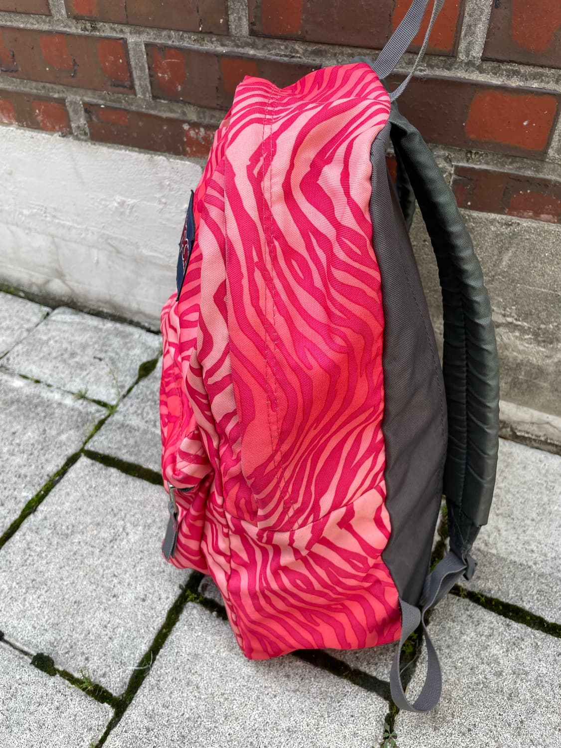 Jansport 잔스포츠 핑크 지브라 백팩 상품이미지7