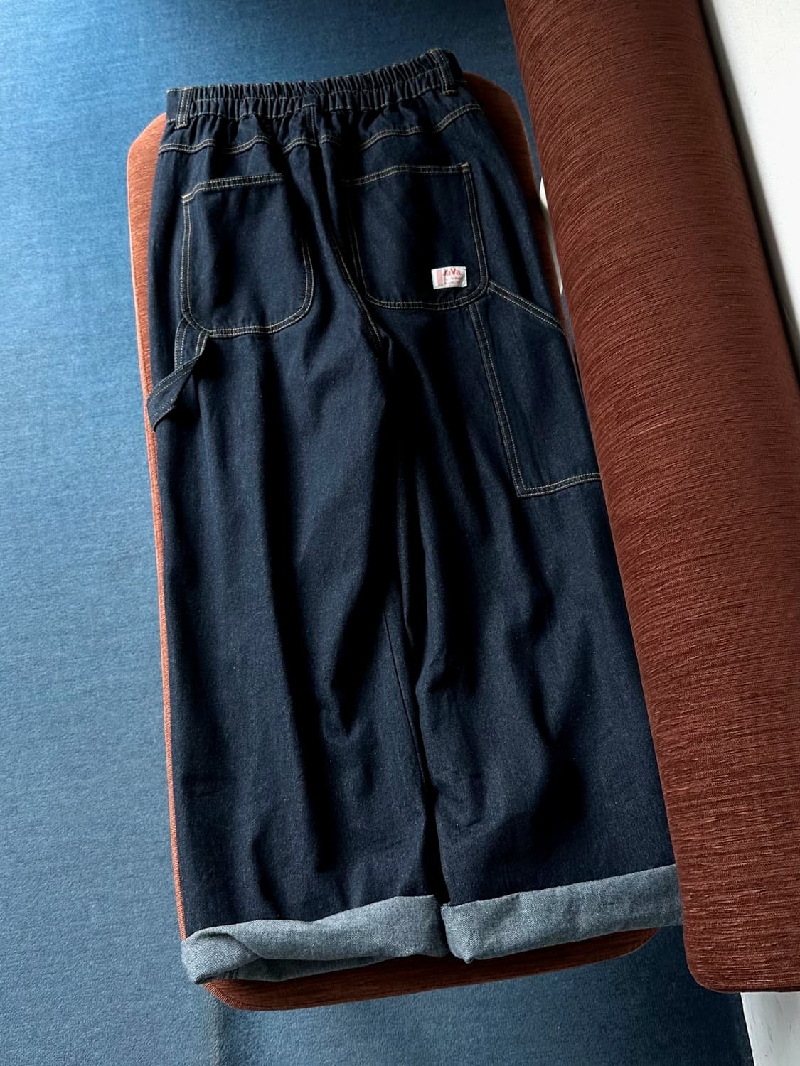 Denim wide design painter pants 상품이미지9