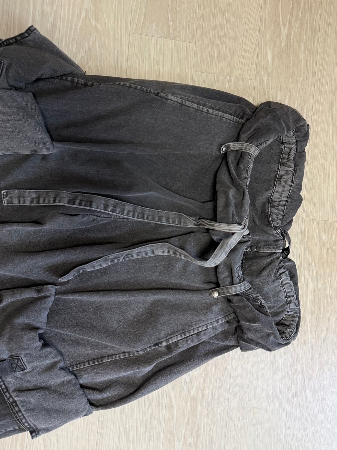 오픈와이와이 ROLLED WAIST CARGO SHORTS, CHARCO 상품이미지6