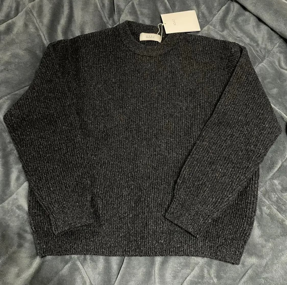 셔터 파인 메리노울 와이드 니트 M 상품이미지4