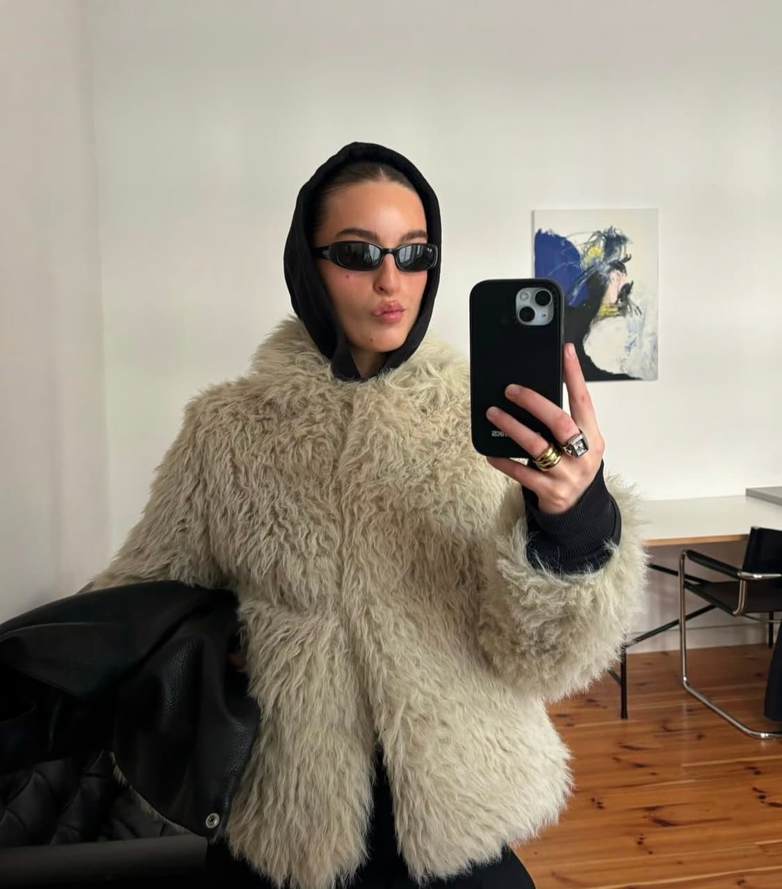 마지셔우드 퍼자켓 / 1사이즈 FUR JACKET 상품이미지2