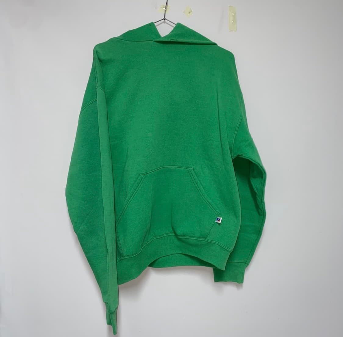 90년대 미제 빈티지 러셀 애슬래틱 후드 그린 상품이미지4