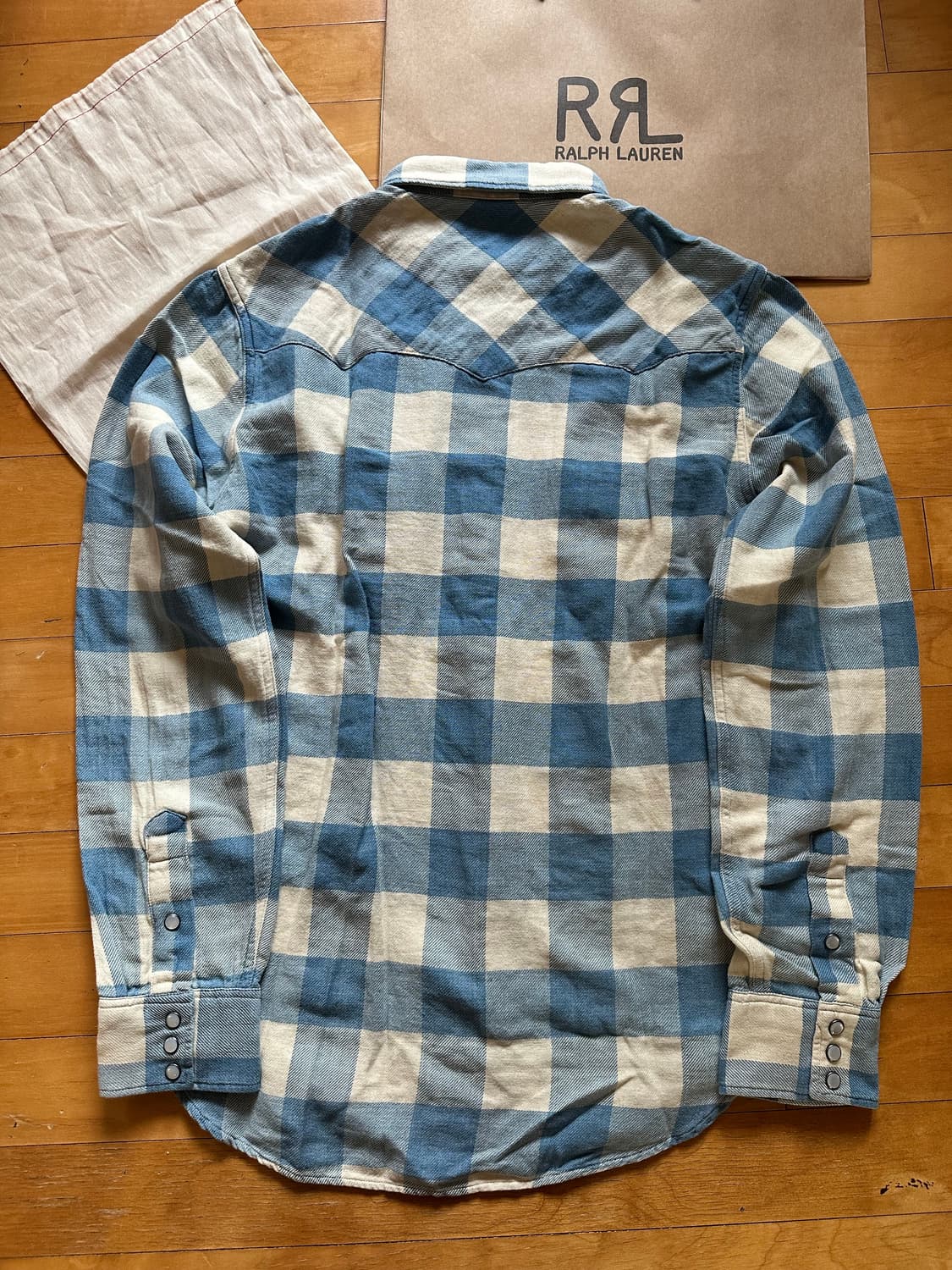 RRL 트윌 웨스턴 셔츠 새상품 M사이즈 상품이미지4