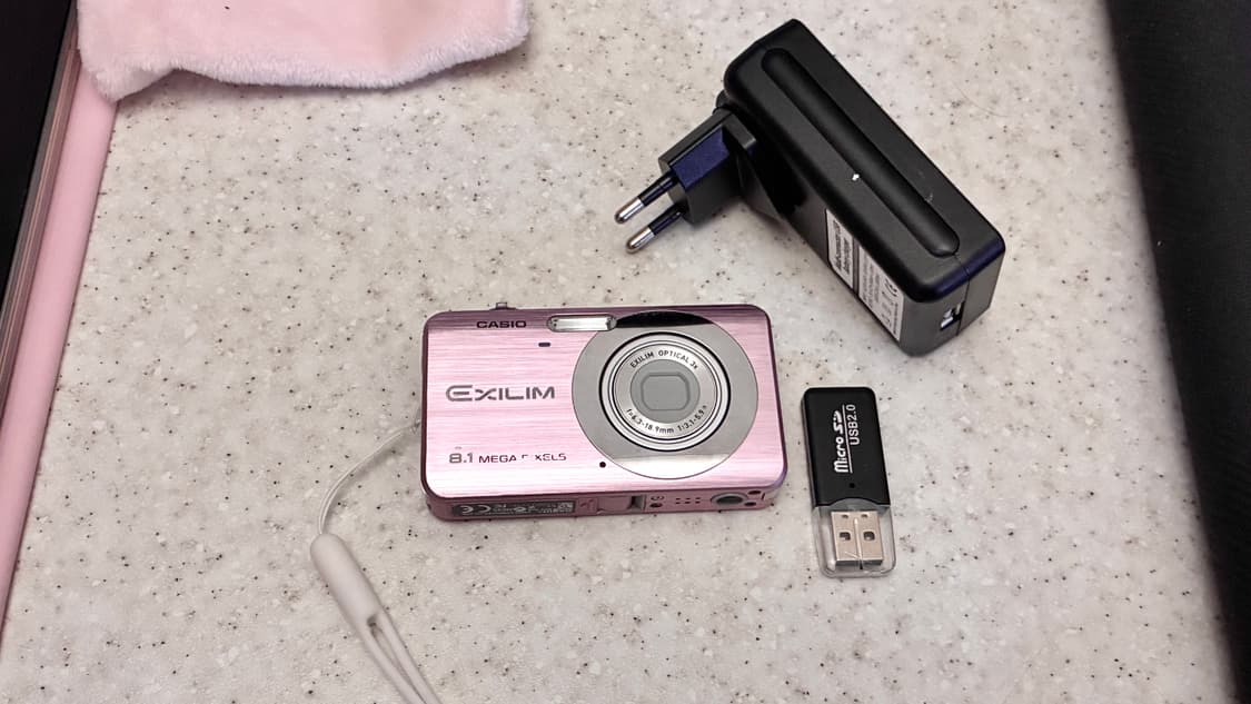 (작례) 카시오 엑슬림 ex-z80 핑크 디카 디지털 카메라 상품이미지1