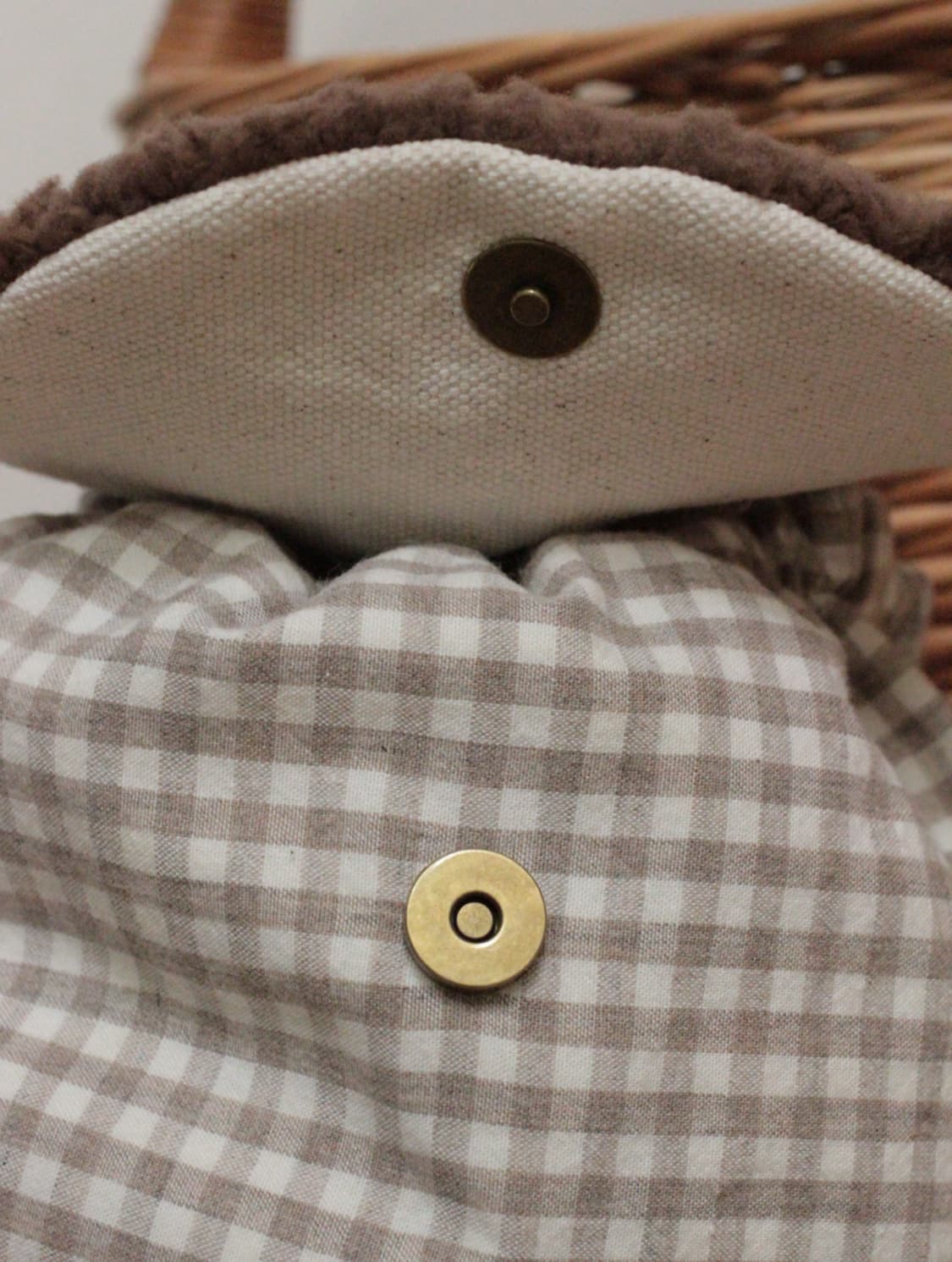 핸드메이드 손잡이 퍼 밴딩 파우치 상품이미지4