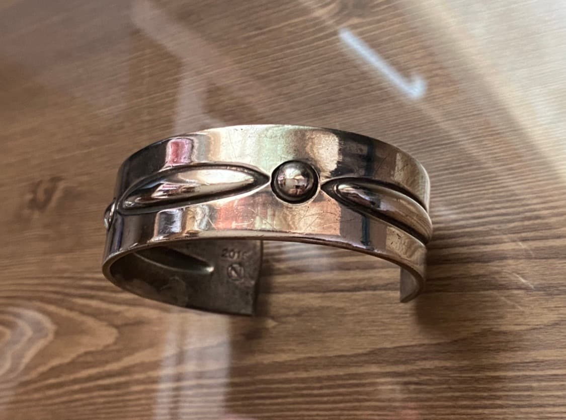 판타스틱맨 인디언 주얼리 나바호 925 실버 은 팔찌 뱅글 판매 상품이미지2