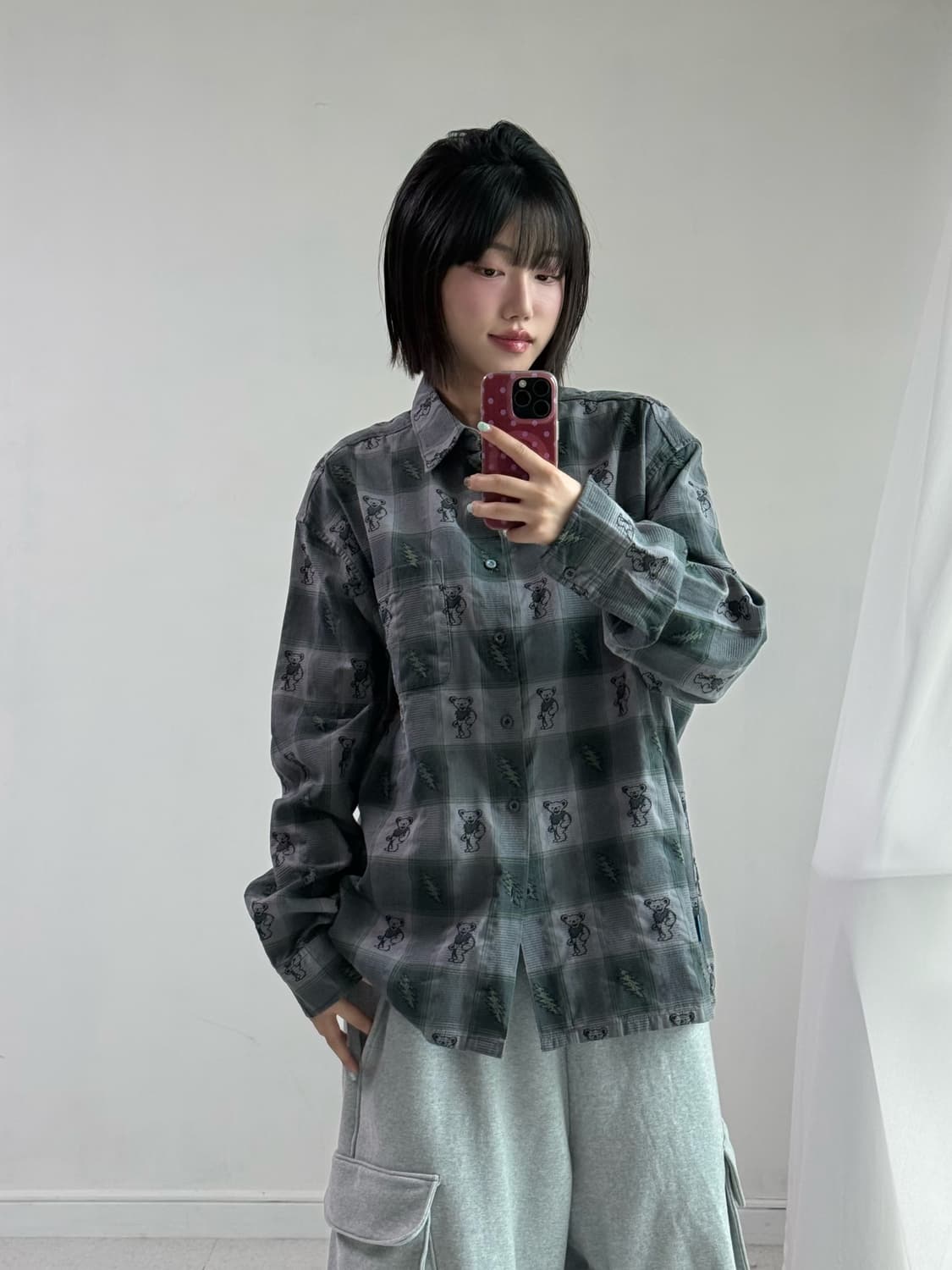 디스이즈네버댓x그레이트풀 데드 자카드 셔츠 상품이미지2