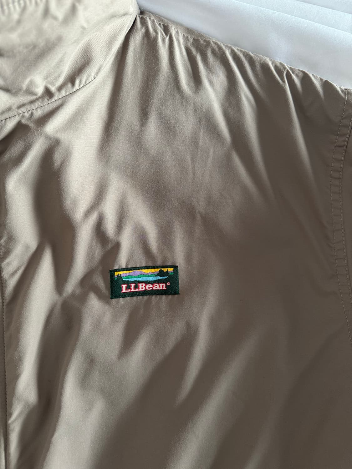 [L] USA MADE 90s 엘엘빈 ll bean 웜업 자켓 tan 상품이미지3