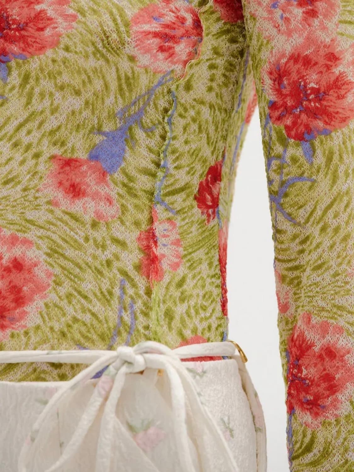 잉크 SOL Floral-Print Mockneck Top 상품이미지2