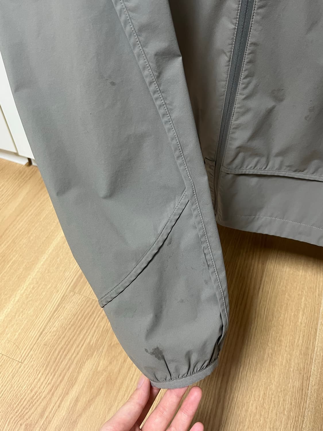 산산기어 바인딩 자켓 미스트 그레이 1사이즈 상품이미지6