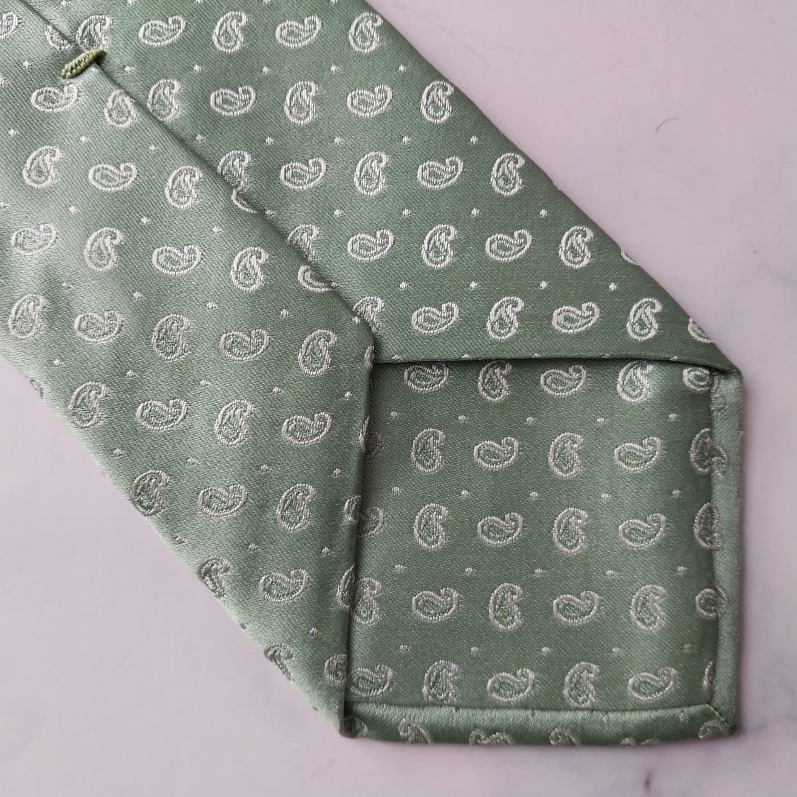 엠씨엠 실크 페이즐리 자수 넥타이 8.2cm A+등급 K1926
 상품이미지6