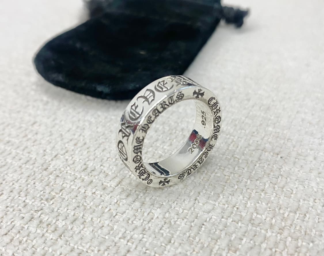 크롬하츠 스페이스 6mm 포에버링 17호 실버(컨디션굿) 상품이미지1